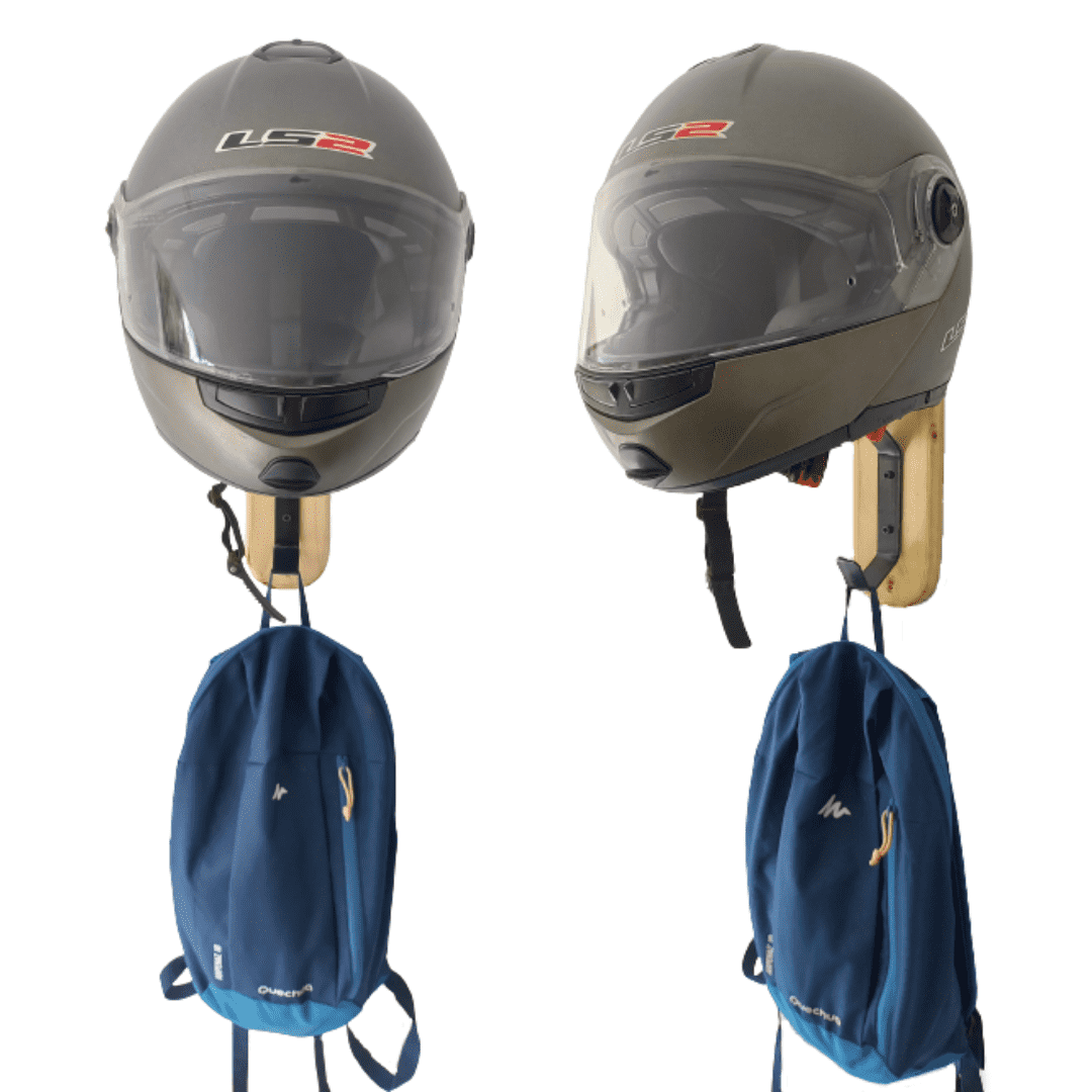 Soporte para casco Individual natural – motoinfluenciados